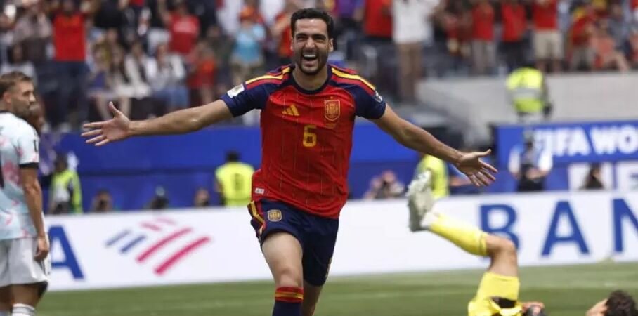 Reserva de Cortois falha, Merino decide de novo, Espanha elimina a Bélgica e encara a França na semi